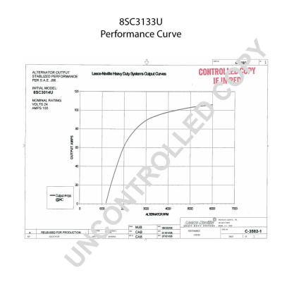 Prestolite Electric Alternator/Dynamo 8SC3133U