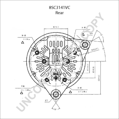 Prestolite Electric Alternator/Dynamo 8SC3141VC