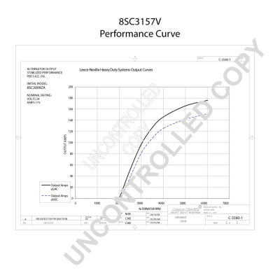 Prestolite Electric Alternator/Dynamo 8SC3157V