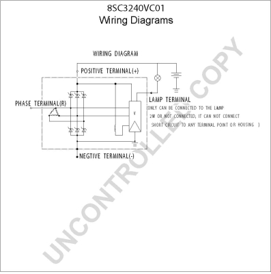 Prestolite Electric Alternator/Dynamo 8SC3240VC 01