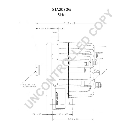 Prestolite Electric Alternator/Dynamo 8TA2030G