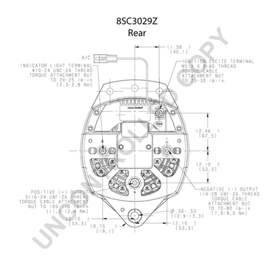 Prestolite Electric Alternator/Dynamo 8SC3029Z