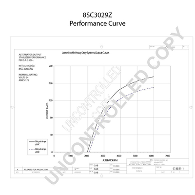 Prestolite Electric Alternator/Dynamo 8SC3029Z
