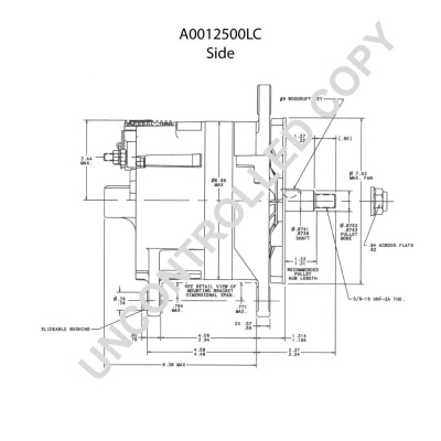 Prestolite Electric Alternator/Dynamo A0012500LC