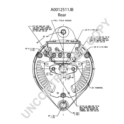 Prestolite Electric Alternator/Dynamo A0012511JB