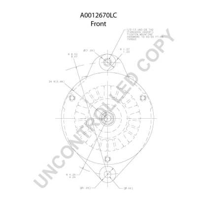 Prestolite Electric Alternator/Dynamo A0012670LC