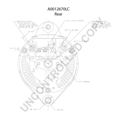 Prestolite Electric Alternator/Dynamo A0012670LC