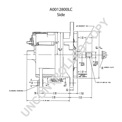 Prestolite Electric Alternator/Dynamo A0012800LC