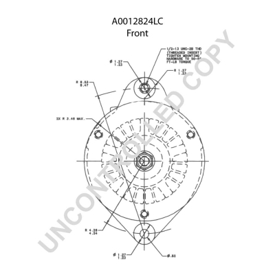 Prestolite Electric Alternator/Dynamo A0012824LC