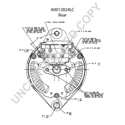 Prestolite Electric Alternator/Dynamo A0012824LC