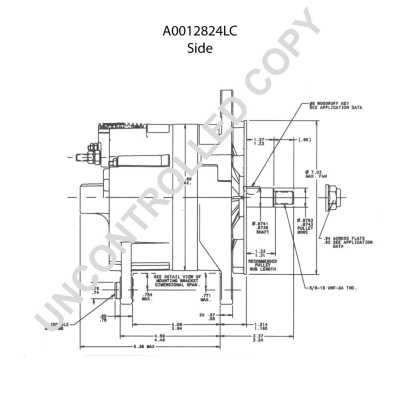 Prestolite Electric Alternator/Dynamo A0012824LC