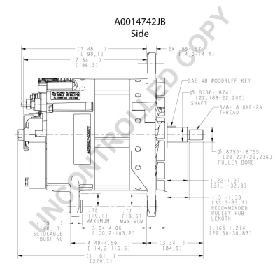 Prestolite Electric Alternator/Dynamo A0014742JB