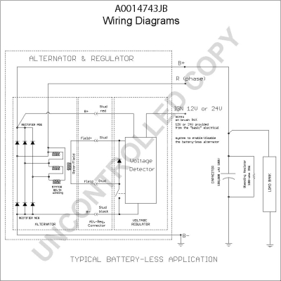 Prestolite Electric Alternator/Dynamo A0014743JB