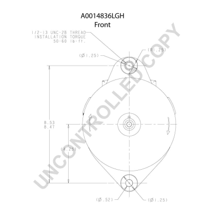 Prestolite Electric Alternator/Dynamo A0014836LGH