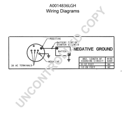 Prestolite Electric Alternator/Dynamo A0014836LGH