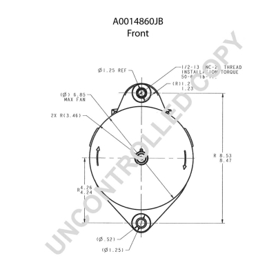 Prestolite Electric Alternator/Dynamo A0014860JB