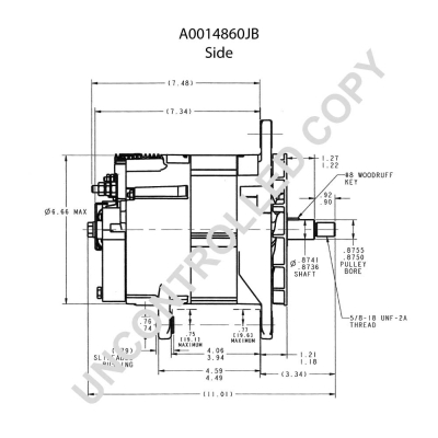 Prestolite Electric Alternator/Dynamo A0014860JB