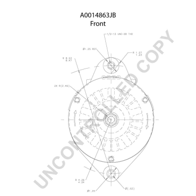 Prestolite Electric Alternator/Dynamo A0014863JB