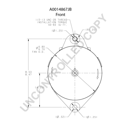 Prestolite Electric Alternator/Dynamo A0014867JB