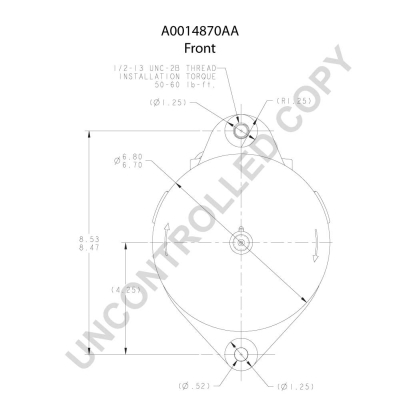 Prestolite Electric Alternator/Dynamo A0014870AA
