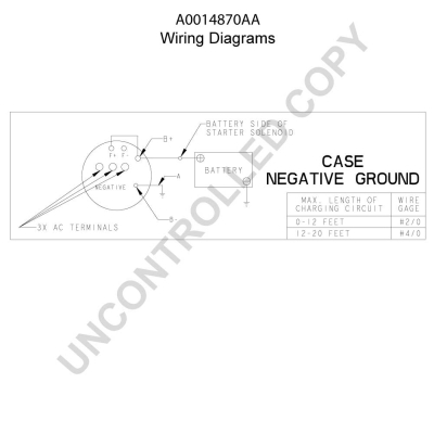 Prestolite Electric Alternator/Dynamo A0014870AA