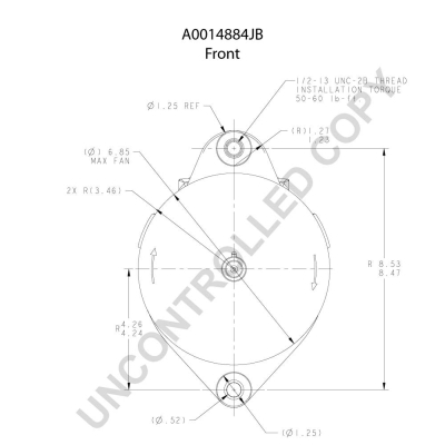 Prestolite Electric Alternator/Dynamo A0014884JB