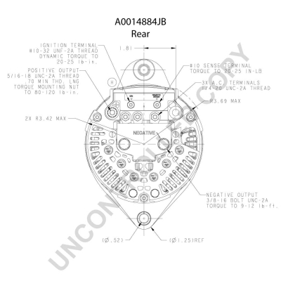 Prestolite Electric Alternator/Dynamo A0014884JB