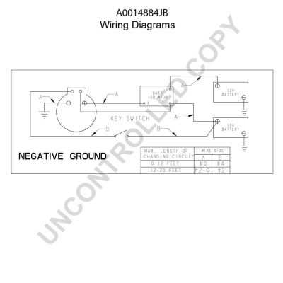 Prestolite Electric Alternator/Dynamo A0014884JB