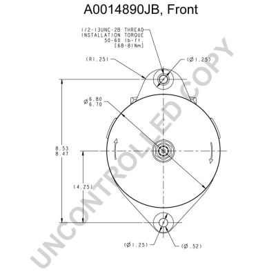 Prestolite Electric Alternator/Dynamo A0014890JB