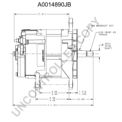 Prestolite Electric Alternator/Dynamo A0014890JB