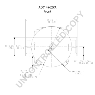 Prestolite Electric Alternator/Dynamo A0014962PA