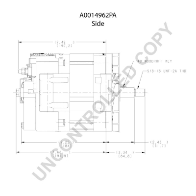 Prestolite Electric Alternator/Dynamo A0014962PA