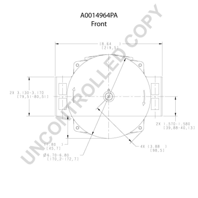 Prestolite Electric Alternator/Dynamo A0014964PA