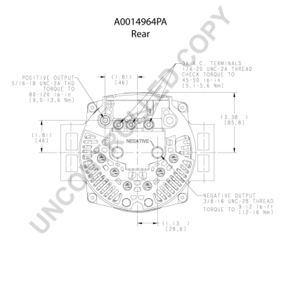 Prestolite Electric Alternator/Dynamo A0014964PA