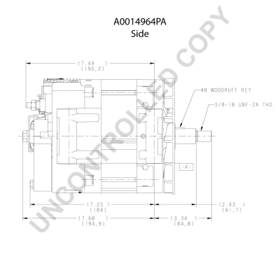 Prestolite Electric Alternator/Dynamo A0014964PA