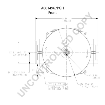 Prestolite Electric Alternator/Dynamo A0014967PGH