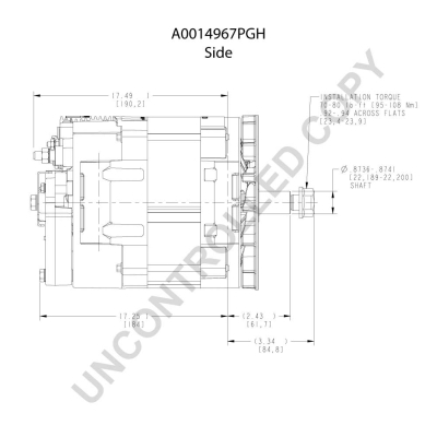 Prestolite Electric Alternator/Dynamo A0014967PGH