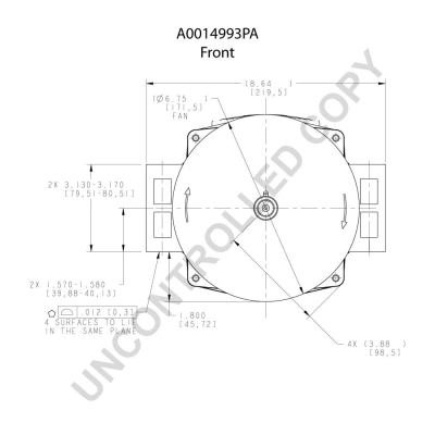 Prestolite Electric Alternator/Dynamo A0014993PA