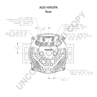 Prestolite Electric Alternator/Dynamo A0014993PA