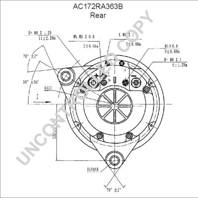 Prestolite Electric Alternator/Dynamo AC172RA363B