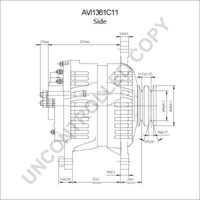 Prestolite Electric Alternator/Dynamo AVI1361C11