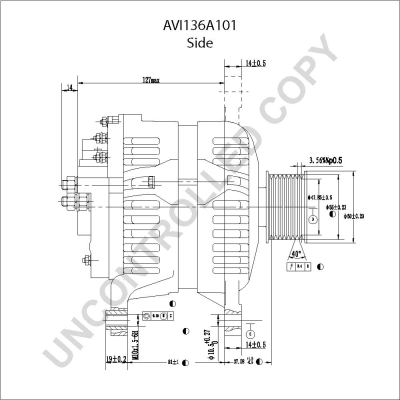 Prestolite Electric Alternator/Dynamo AVI136A101