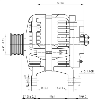 Prestolite Electric Alternator/Dynamo AVI136A3002