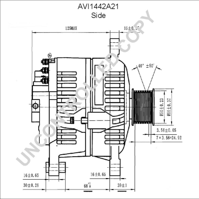 Prestolite Electric Alternator/Dynamo AVI1442A21