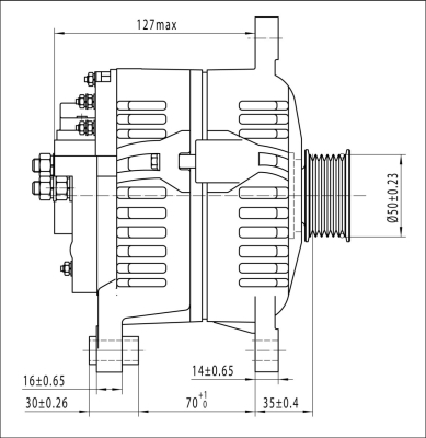 Prestolite Electric Alternator/Dynamo AVI144B2018