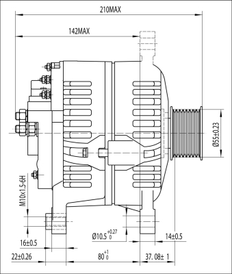 Prestolite Electric Alternator/Dynamo AVI144C2006