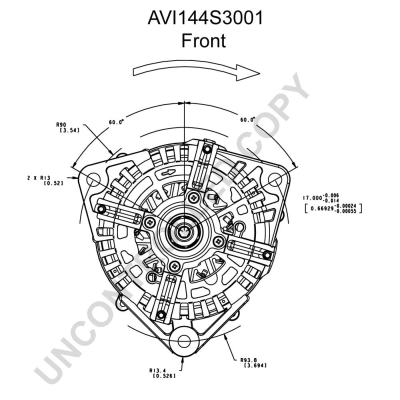 Prestolite Electric Alternator/Dynamo AVI144S3001