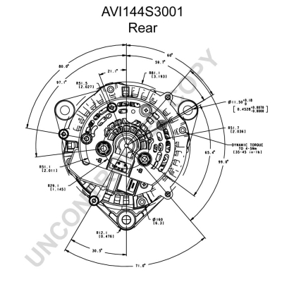 Prestolite Electric Alternator/Dynamo AVI144S3001