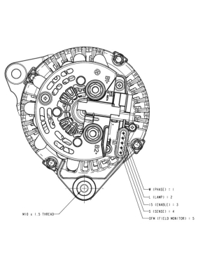 Prestolite Electric Alternator/Dynamo AVI147S3012HD