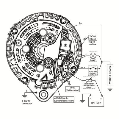 Prestolite Electric Alternator/Dynamo AVI147S3122HD